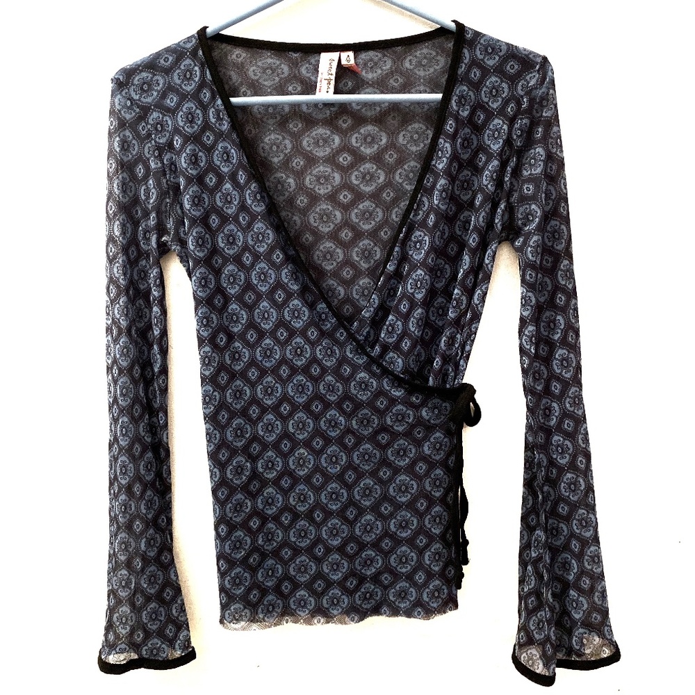 Anthropologie Sweet Pea by Stacy Frati Bell Sleeve